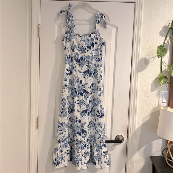 Floral Ruffle Cami Dress - Picture 3 of 9